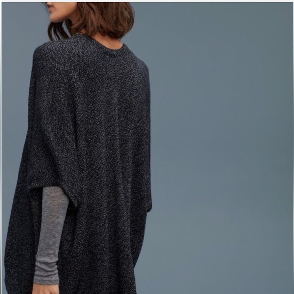 ARITZIA Community Iconic Cape Cardigan Blue Size Small - Picture 8 of 9